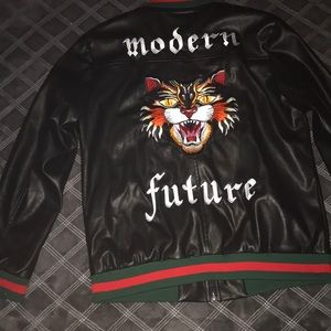 Gucci leather jacket